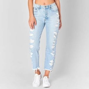 CARMAR light wash denim jeans